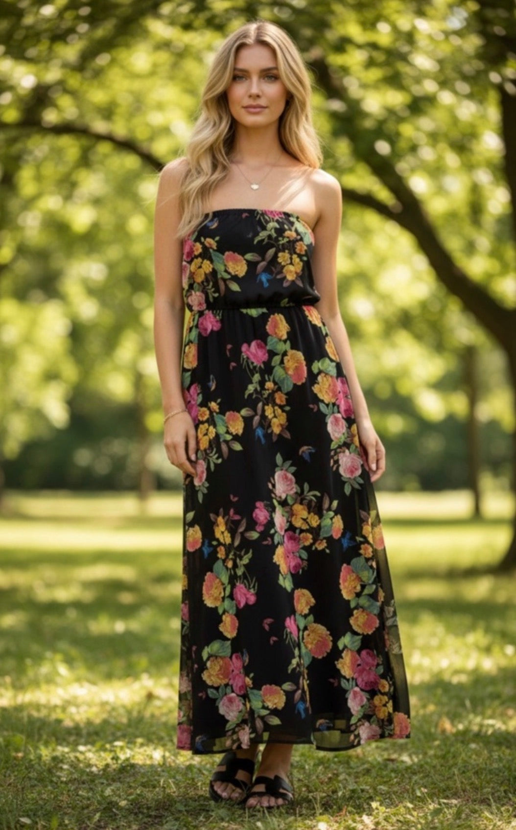 FOREVER 21 Floral Maxi Dress