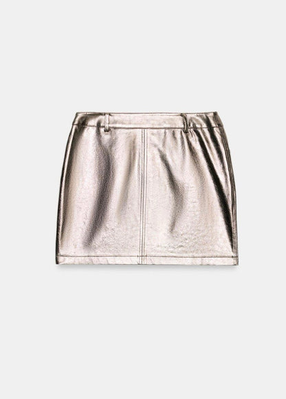 ZARA Faux Leather Mini Skirt
