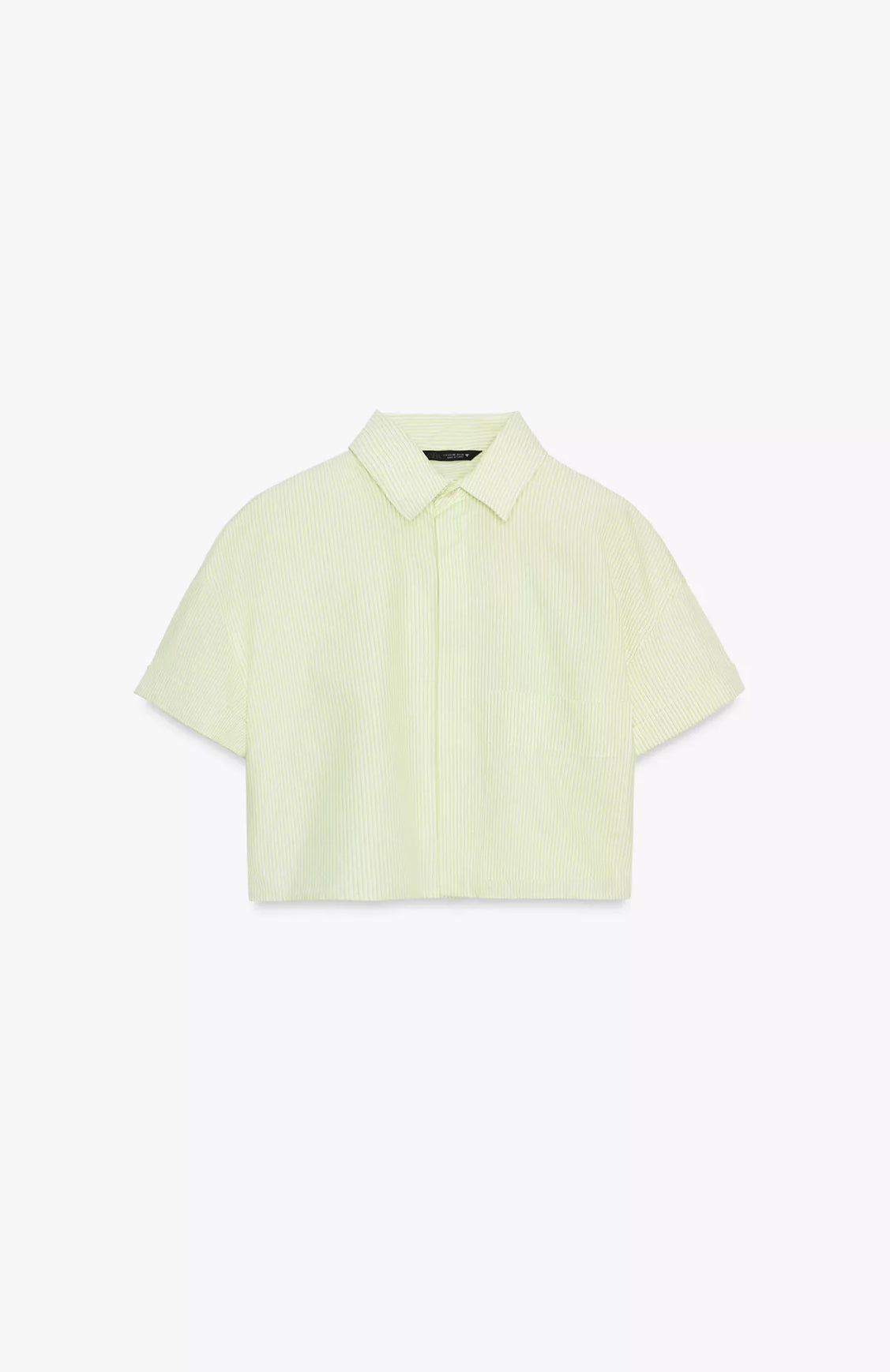 ZARA Poplin Crop Shirt