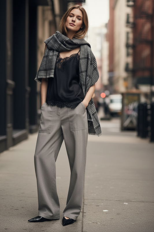 ZARA Plaid Scarf