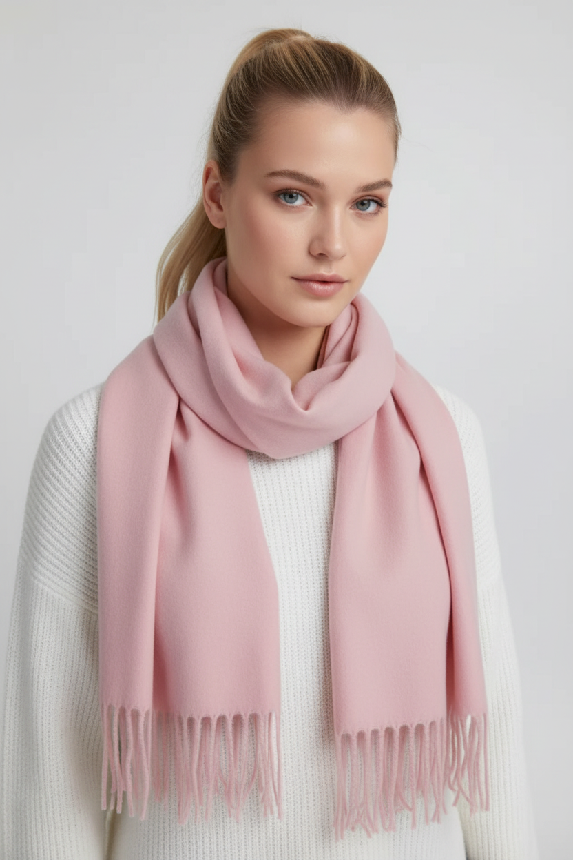 ICHI Lightweight Fringe Scarf