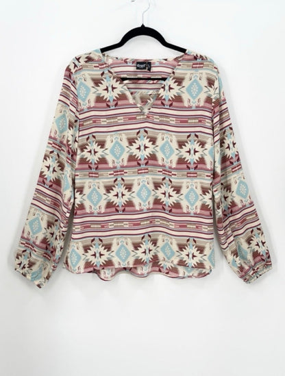 CRUEL DENIM Southwest
Print Blouse