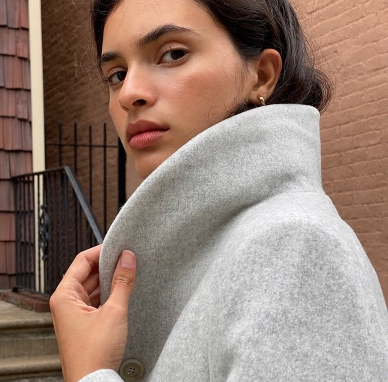 Aritzia WILFRED Cocoon Wool Coat