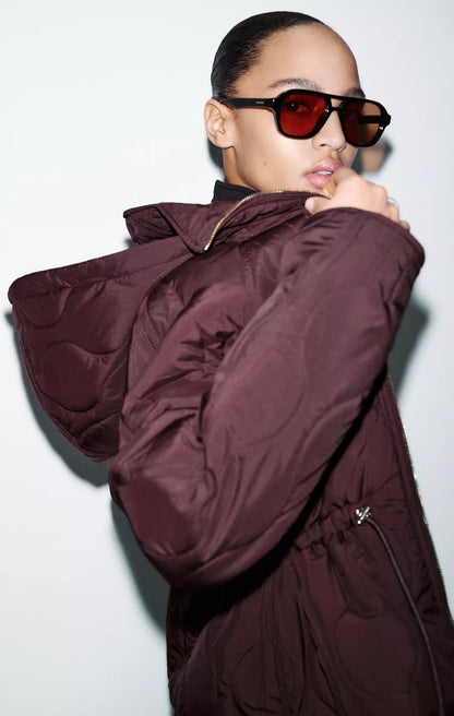 ZARA Hooded Puffer Jacket