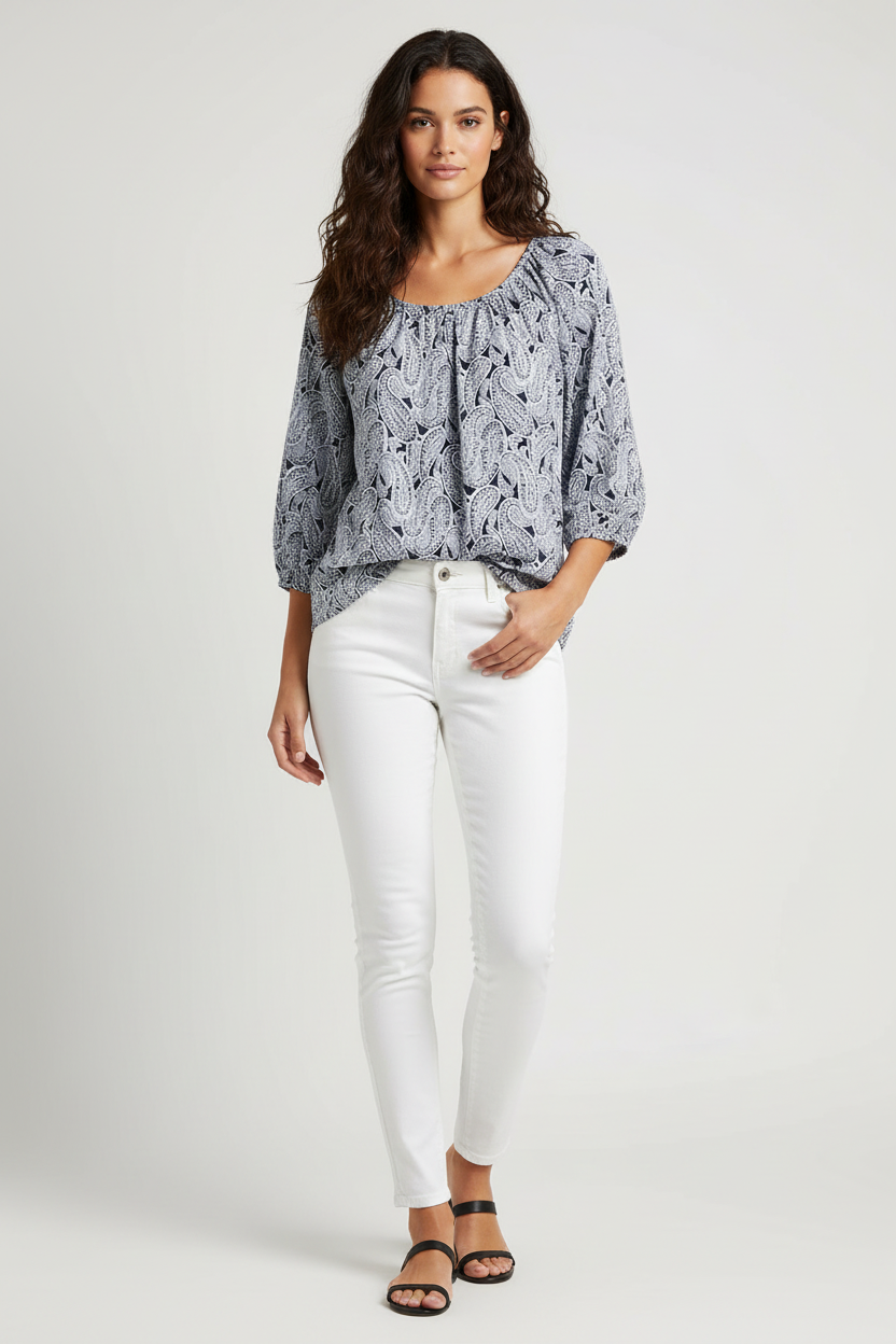 MICHAEL Michael Kors Paisley Top