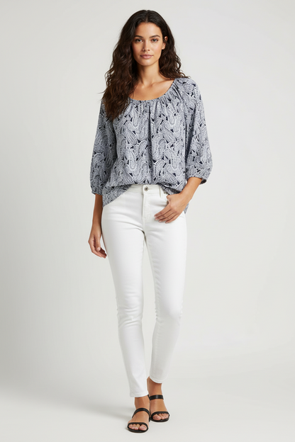 MICHAEL Michael Kors Paisley Top