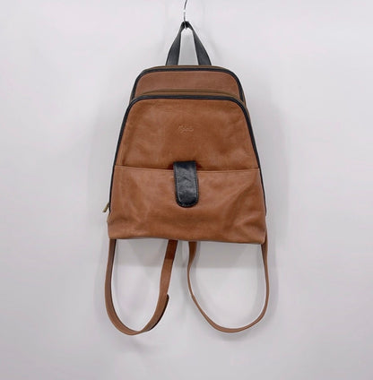 Vintage OPALE Caramel
Brown Leather Backpack