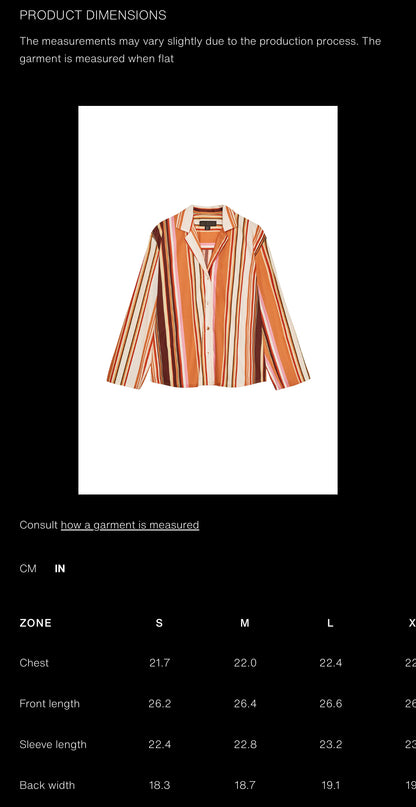 ZARA ZW COLLECTION Striped Shirt