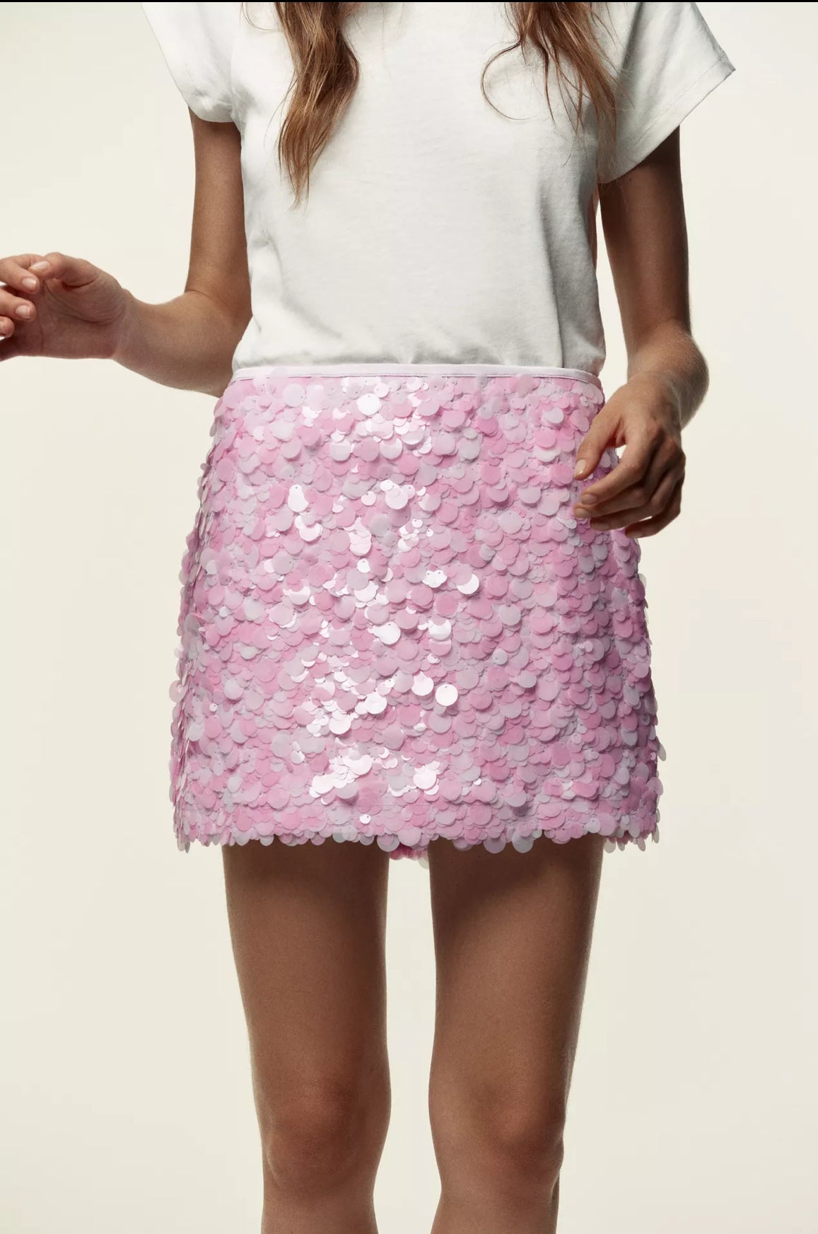 ZARA Sequin Mini Skirt