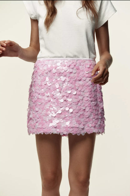ZARA Sequin Mini Skirt