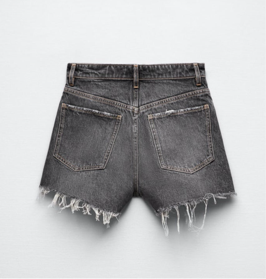 Zara Short En Jean Taille Haute