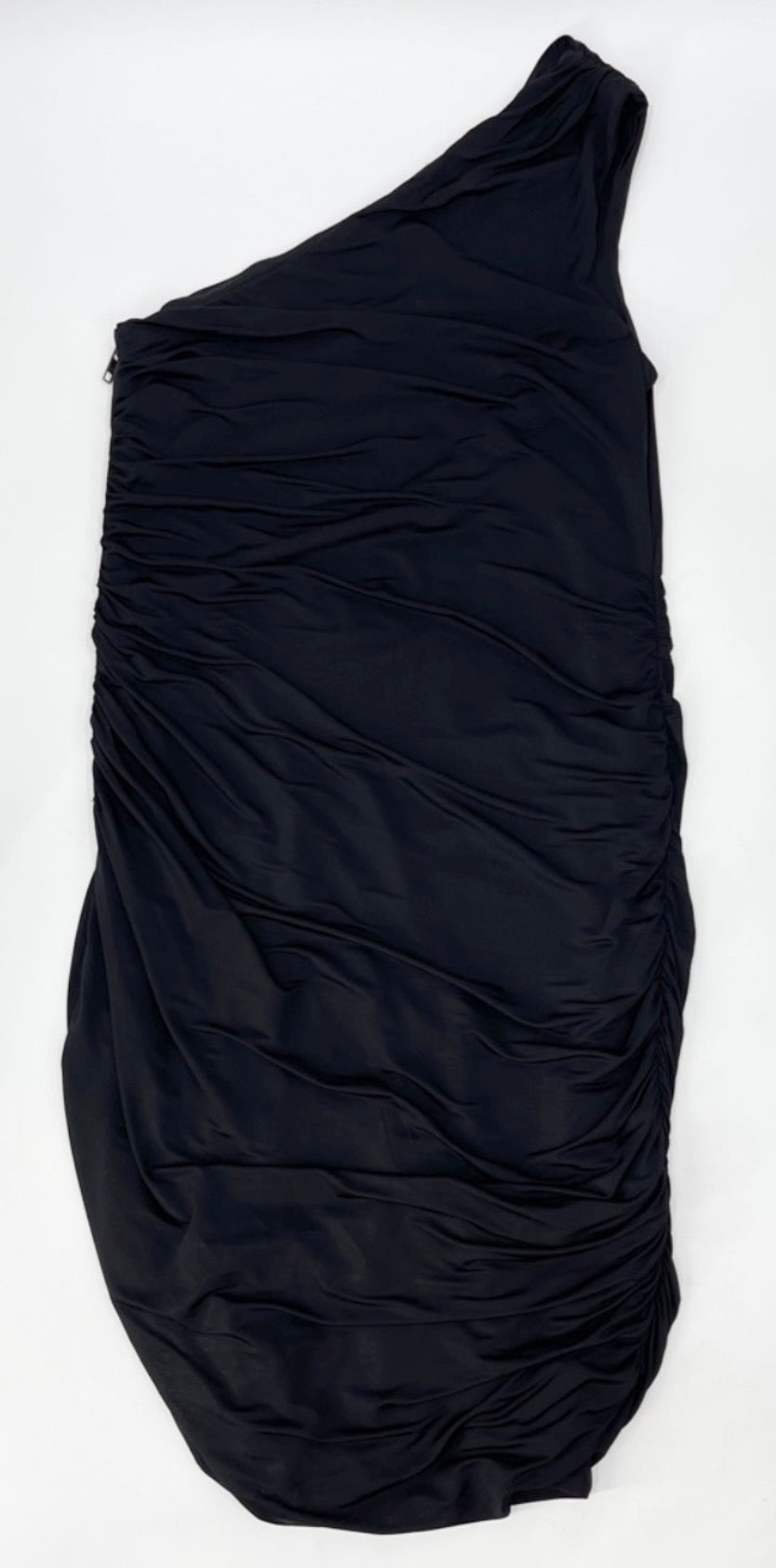 Vintage JACOB Ruched One Shoulder Dress