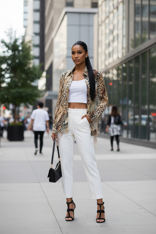 Cartise Animal Print Blouse