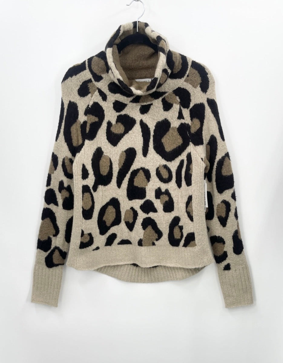 RAG SUPPLY Leopard Print Sweater