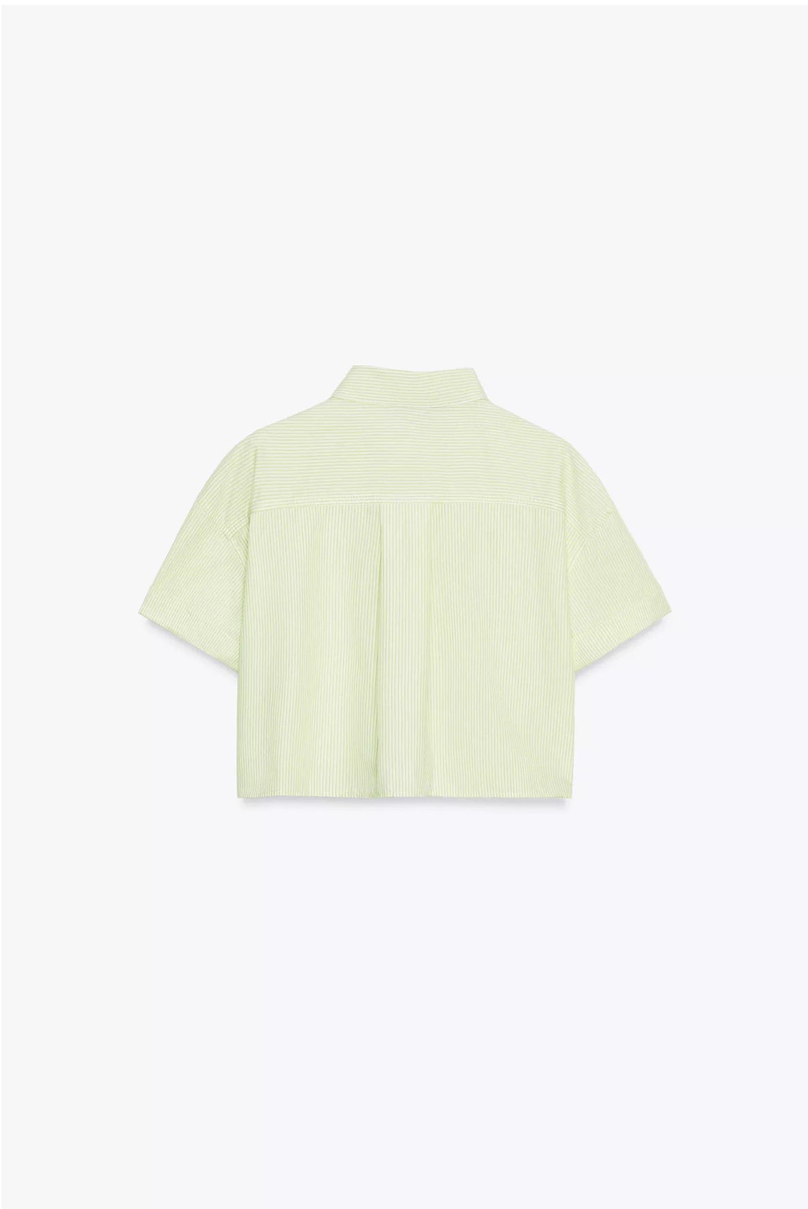 ZARA Poplin Crop Shirt