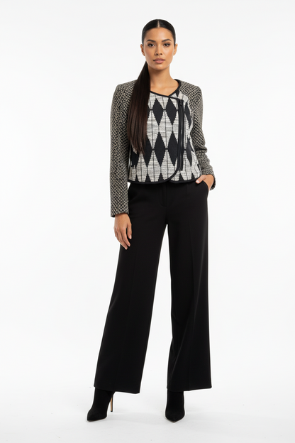 Rachel Roy Geometric Asymmetrical Jacket