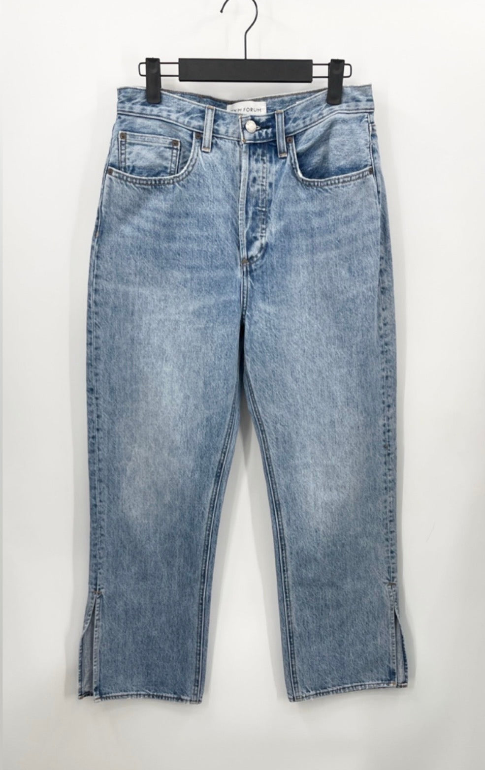 Aritzia DENIM FORUM The Joni High Rise Loose Split Hem