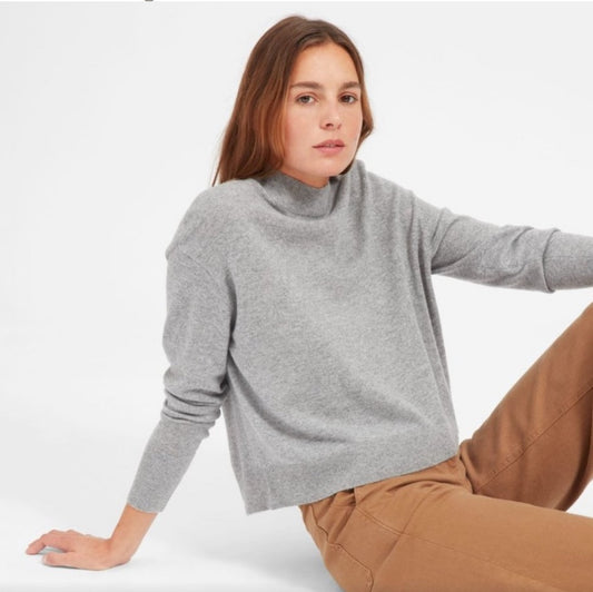 EVERLANE Cashmere Mock Neck Sweater