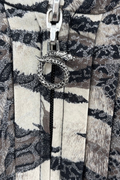 JOSEPH RIBKOFF Animal Print Jacket