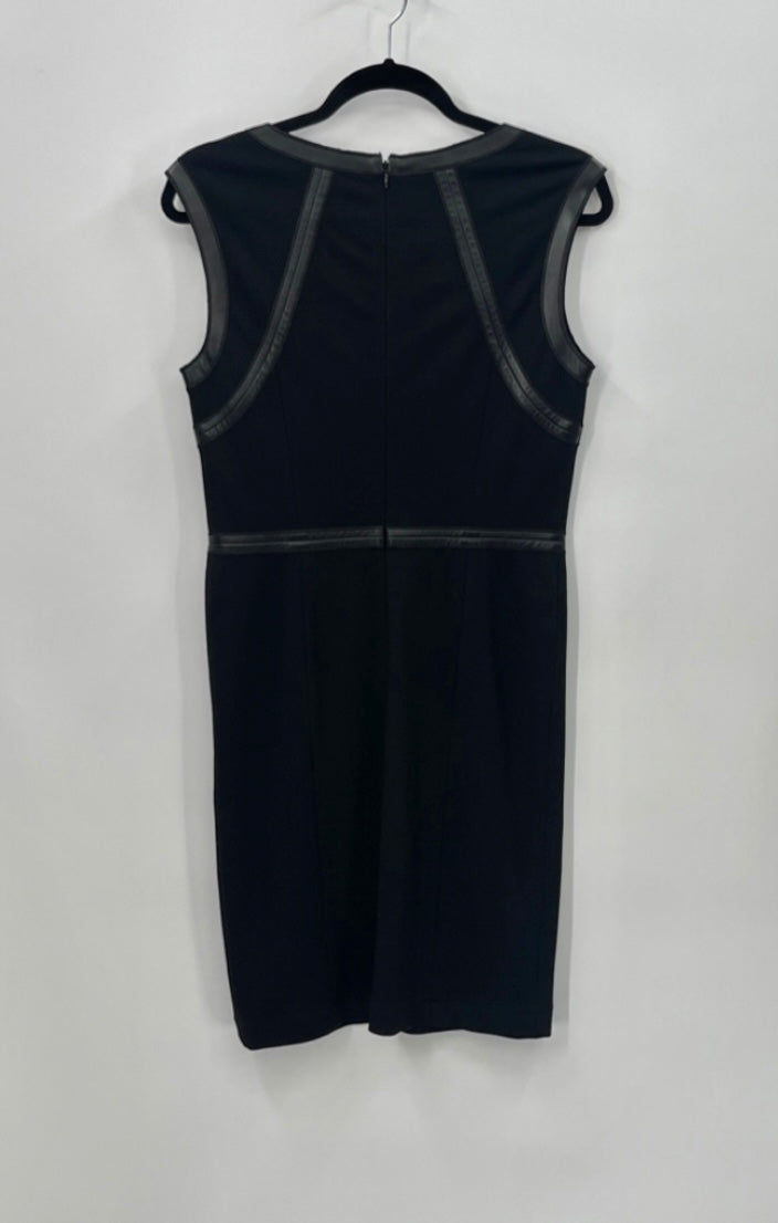 Lafayette 148 New York Amanda Dress with Leather Detail