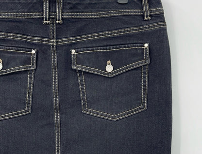 White House Black Market Jean Skirt