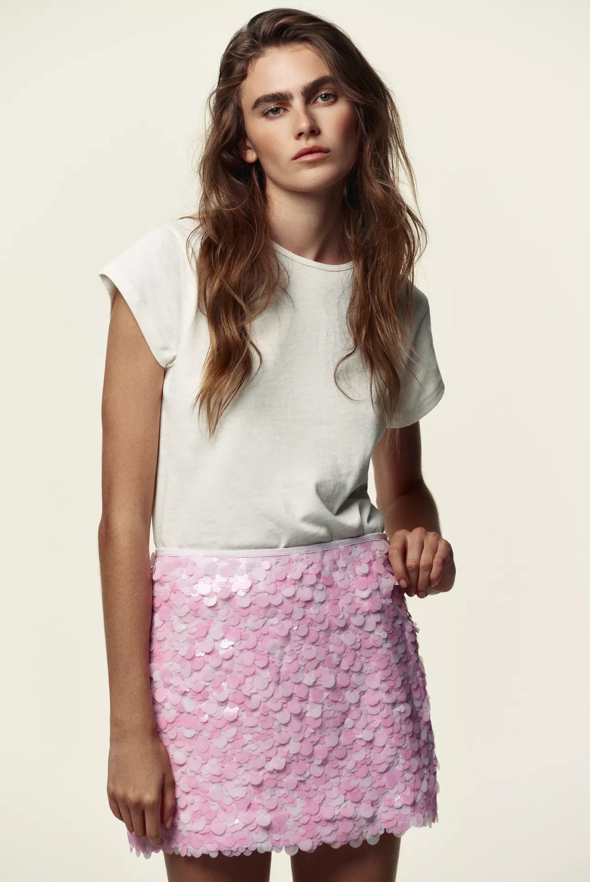 ZARA Sequin Mini Skirt