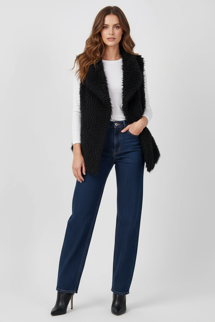 Kenneth Blake New York Faux Fur
Teddy Vest