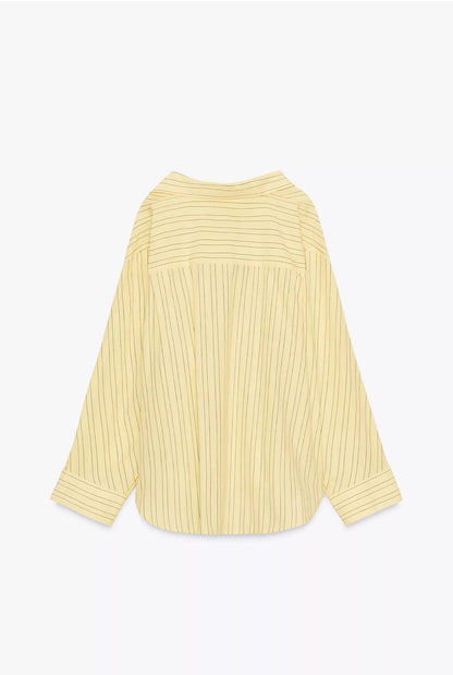 ZARA Oversized Poplin Shirt
