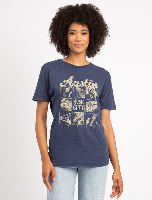 Bootlegger “Austin”Crewneck T-shirt