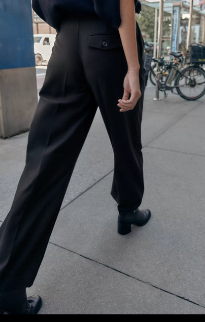 ZARA Pleated Wide Leg Pants