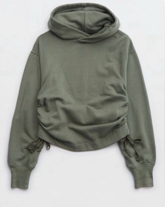 AERIE Side Ruched Hoodie