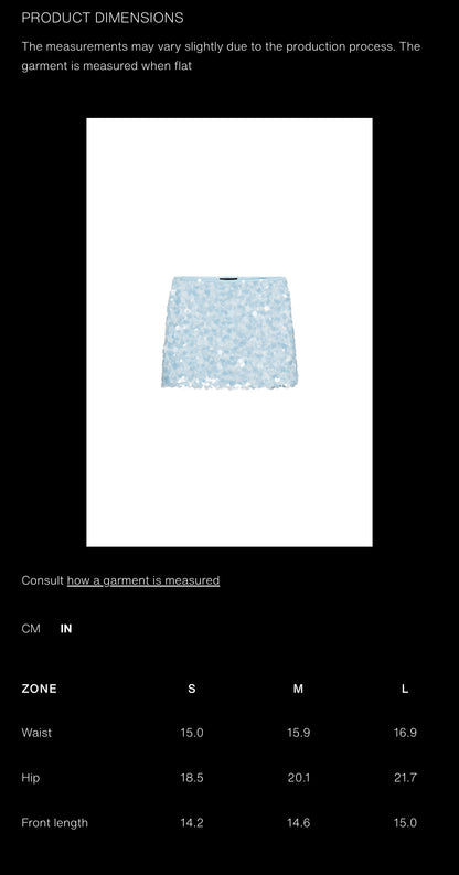 ZARA Sequin Mini Skirt