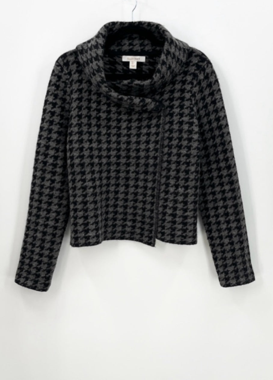 ELLEN TRACY Houndstooth Sweater Jacket