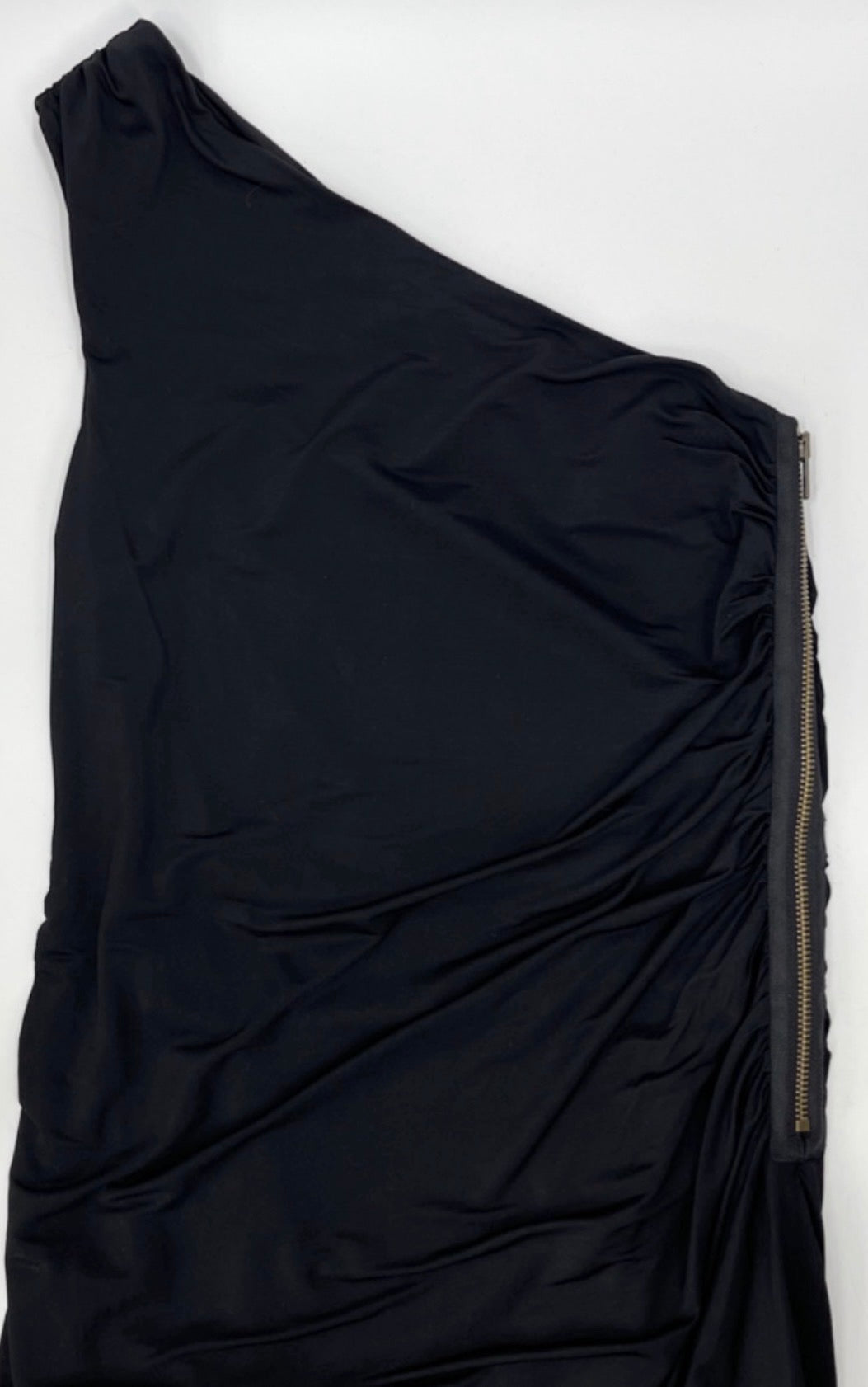 Vintage JACOB Ruched One Shoulder Dress