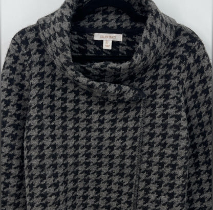 ELLEN TRACY Houndstooth Sweater Jacket