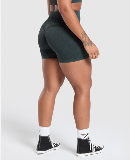 GYMSHARK Gains Seamless Washed Shorts
