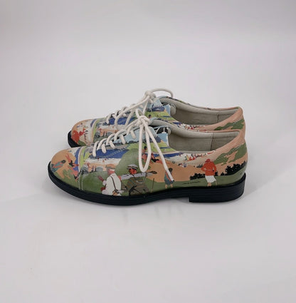 ICON Wearable Art Leather Golf/ Walking Shoes