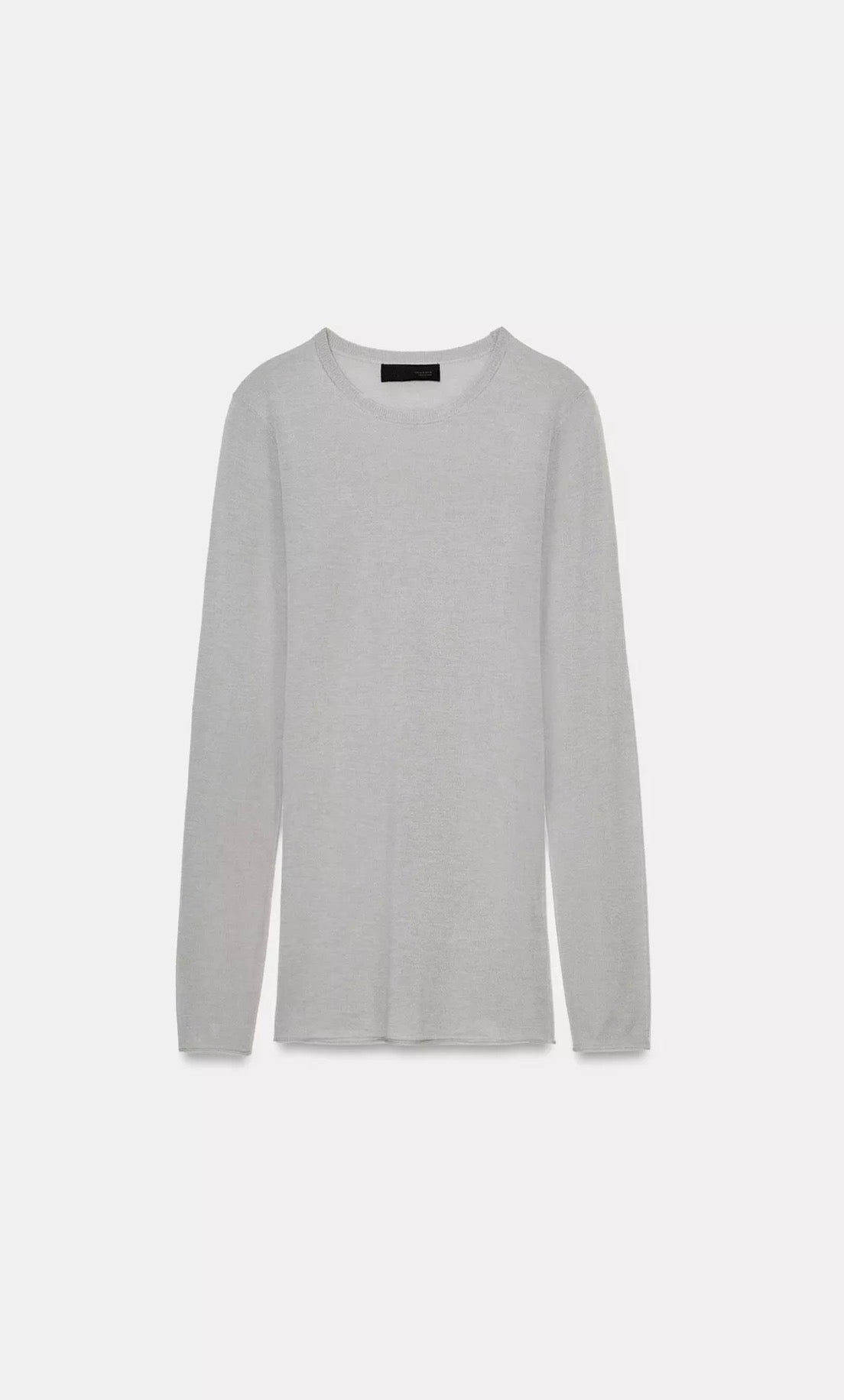 ZARA FINE-KNIT WOOL JUMPER
