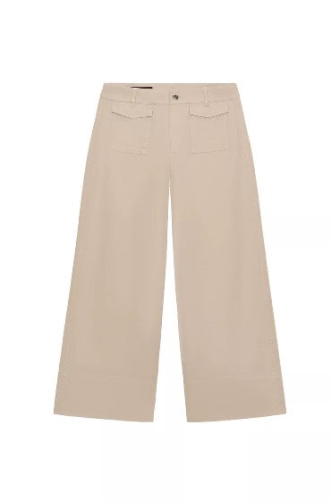 ZARA Z1975 Culotte Denim Wide Leg Pants