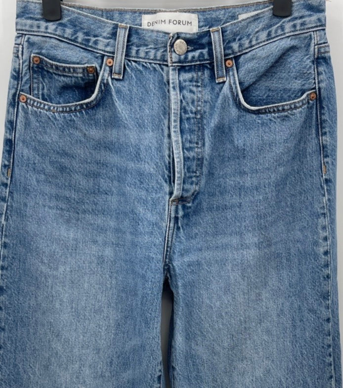 DENIM FORUM Farrah High Rise Wide Leg