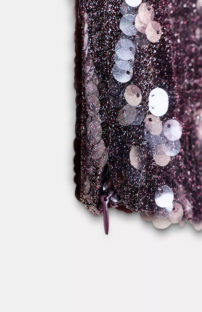 ZARA Sequin Halter Top