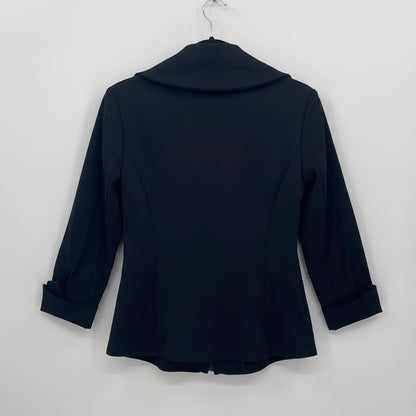 JOSEPH RIBKOFF Lightweight Ruffle Collar Jacket