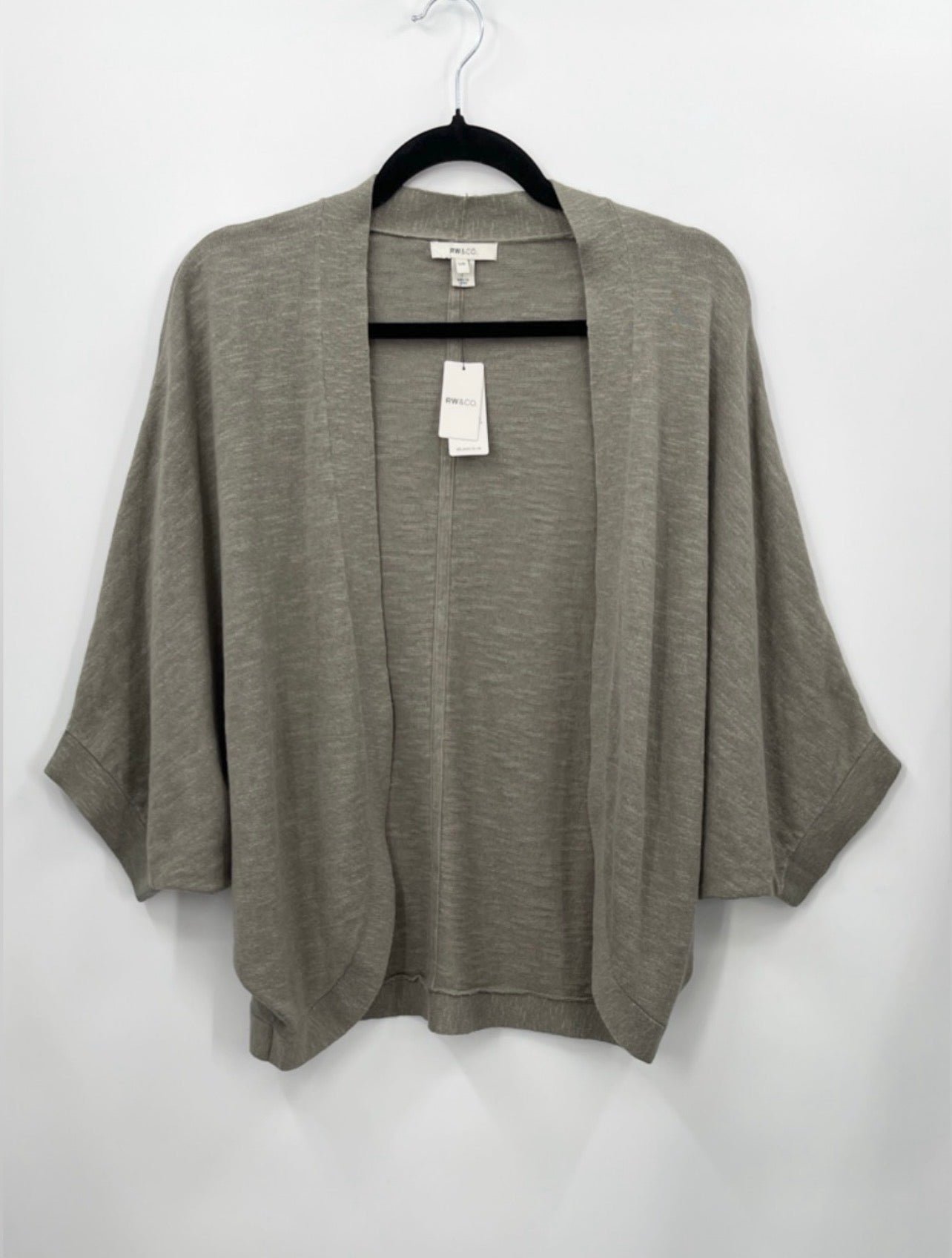 RW&CO Linen Blend Cocoon Cardigan