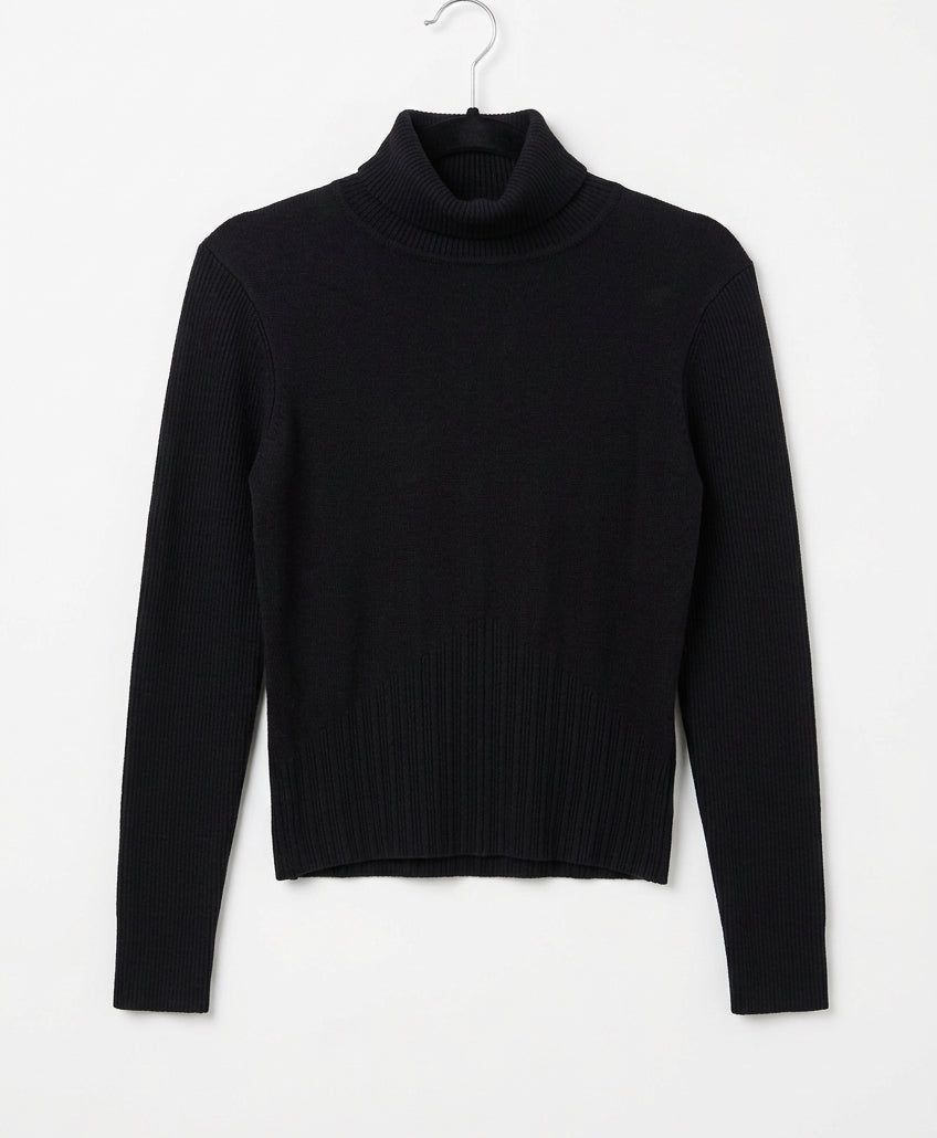 TRIBAL Turtleneck Ribbed Knit
Sweater