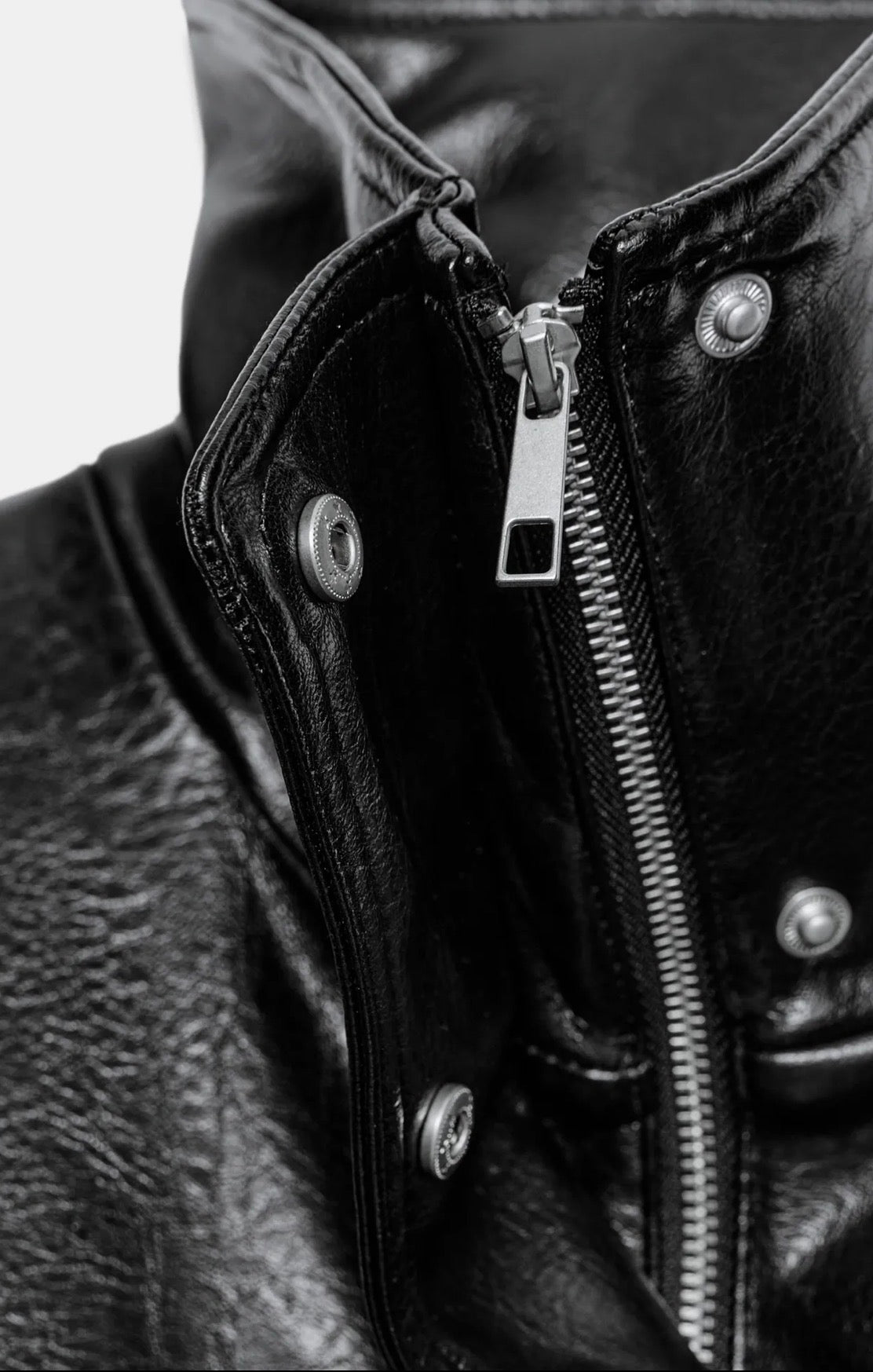 ZARA Faux Leather Bomber Jacket
