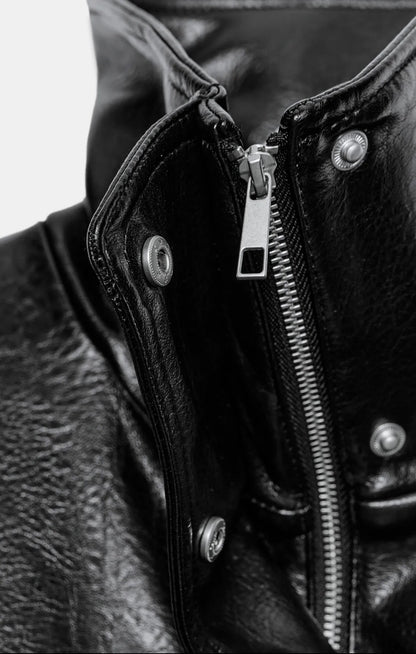 ZARA Faux Leather Bomber Jacket