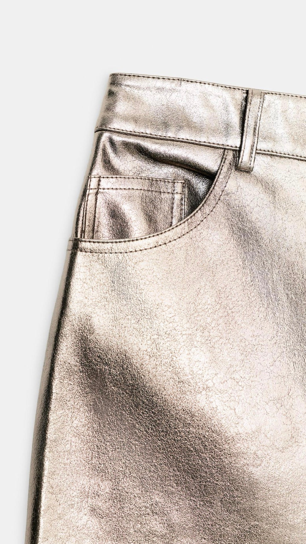 ZARA Faux Leather Mini Skirt