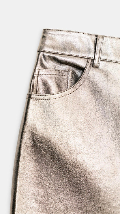 ZARA Faux Leather Mini Skirt