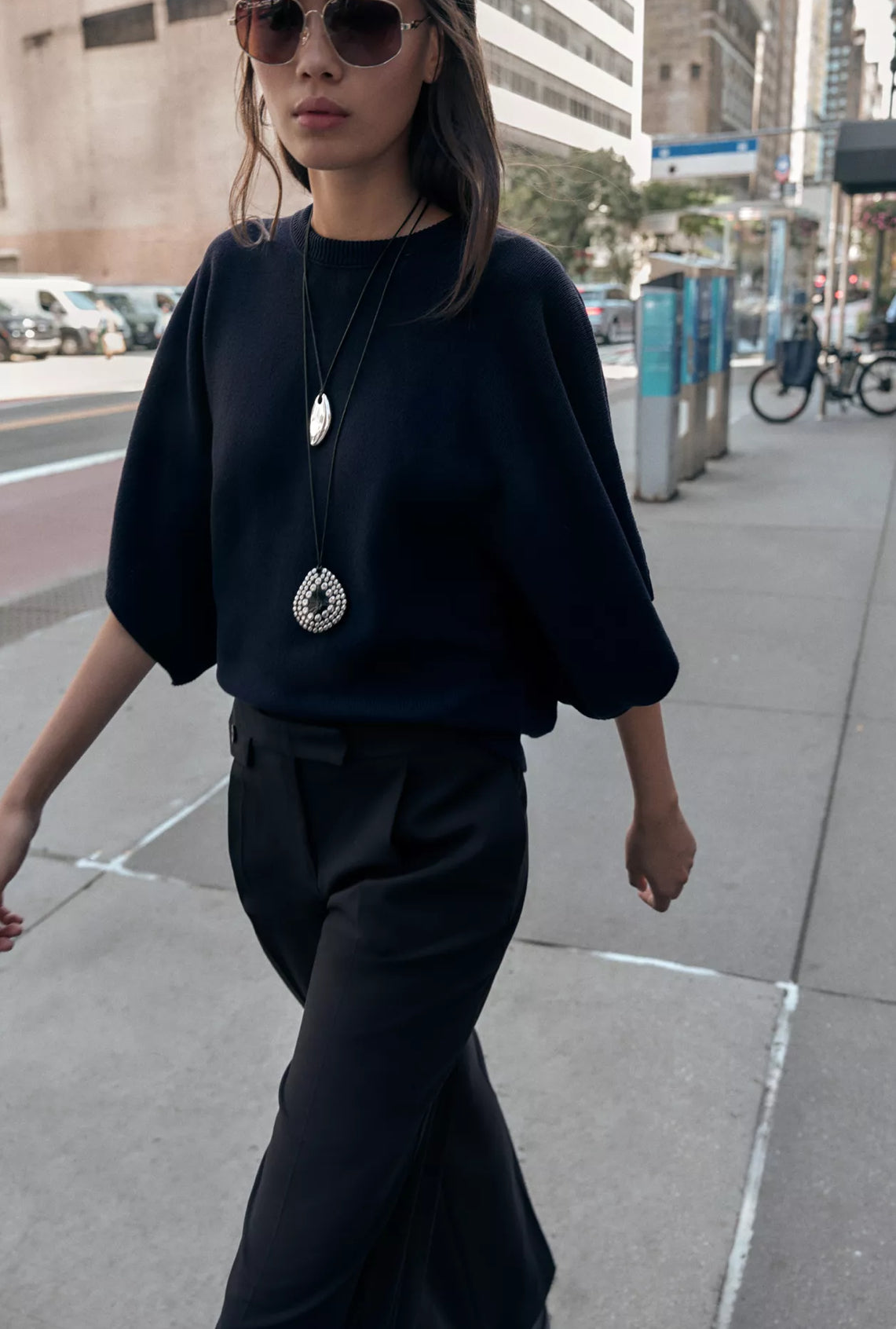 ZARA Pleated Wide Leg Pants