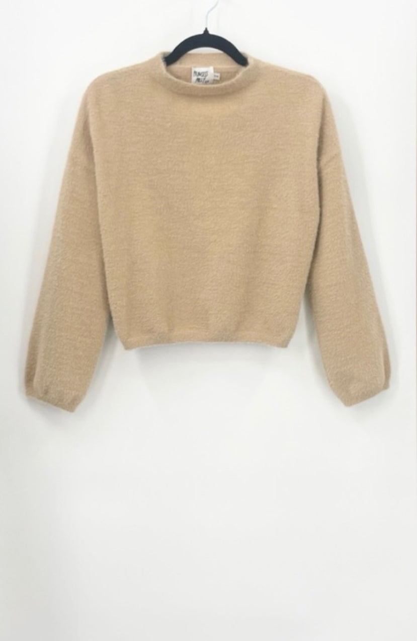Princess Polly Fuzzy Mock Neck Sweater
